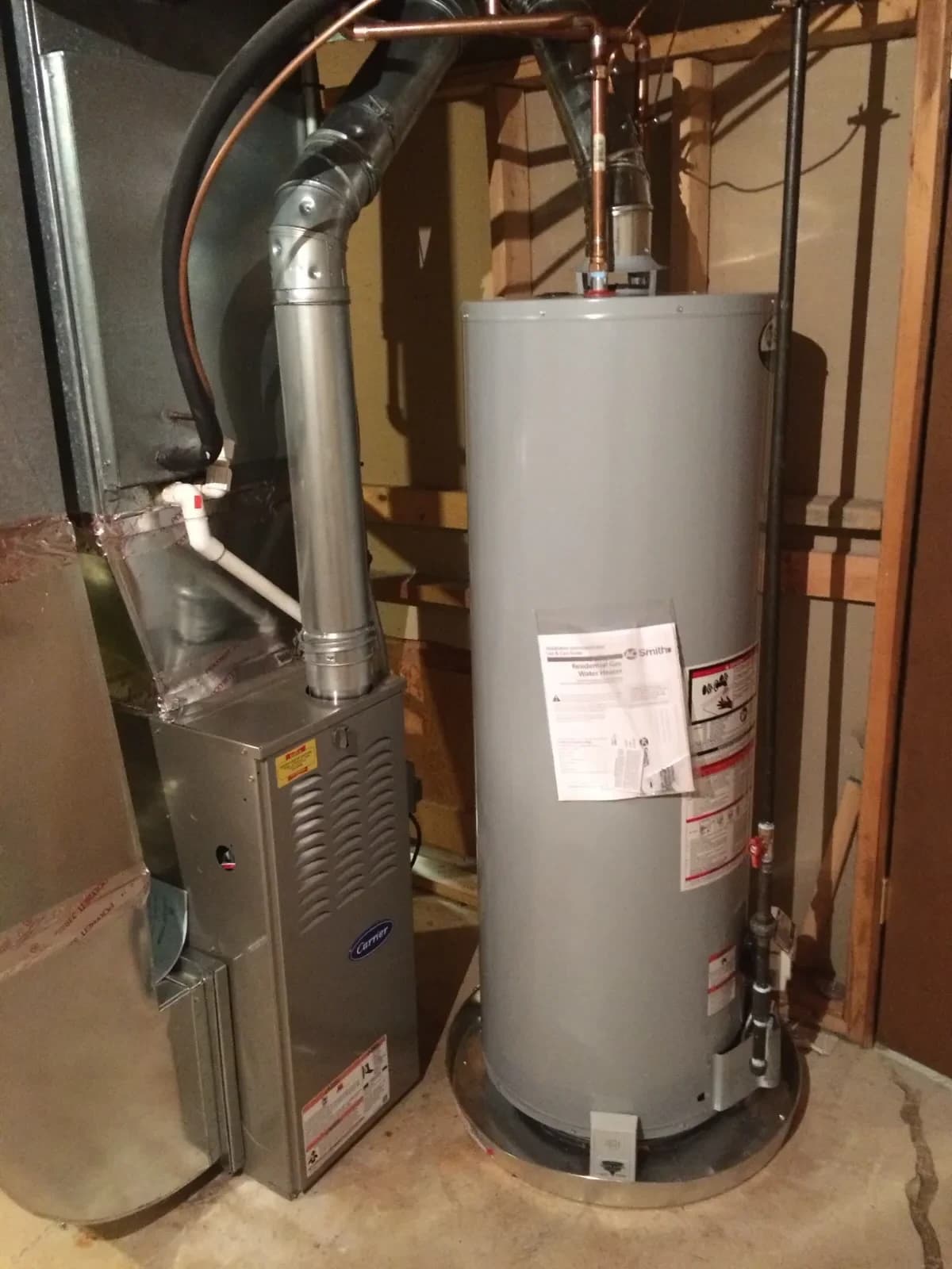 Water heater repair service by Mazure's HVAC