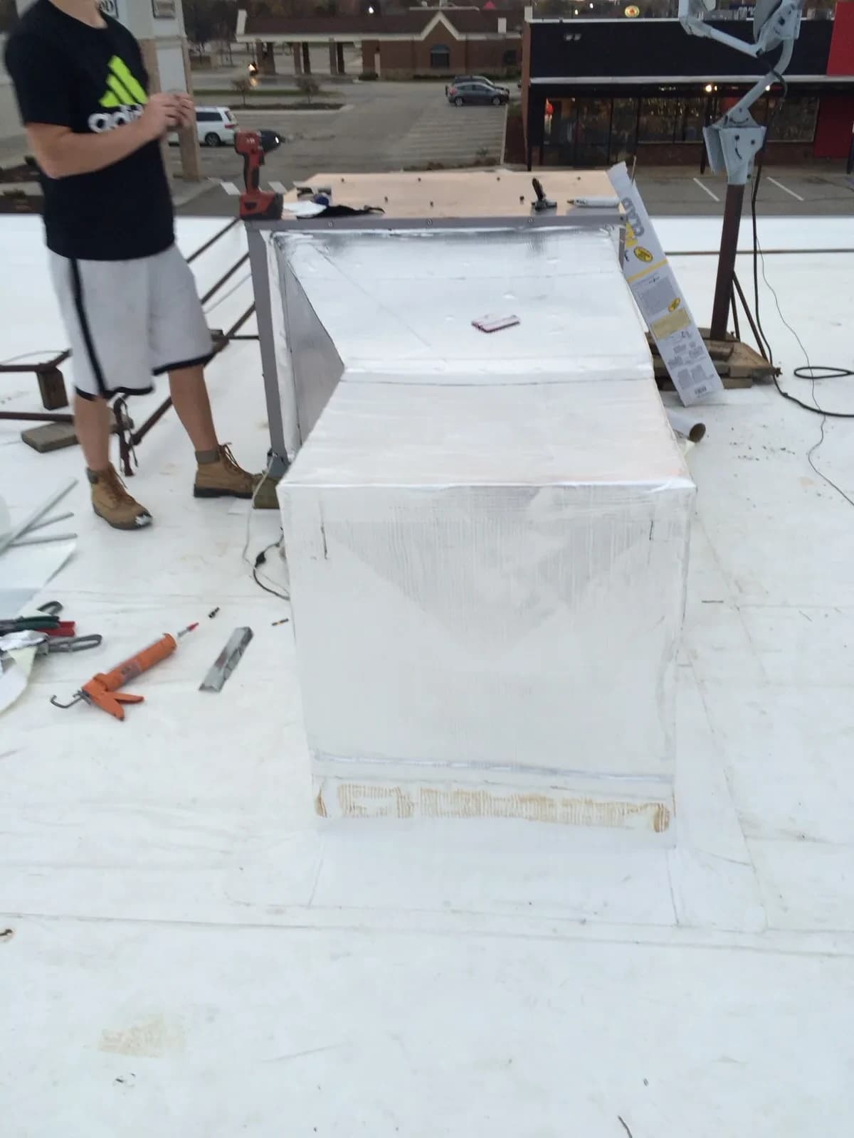 Heat pump system installation by Mazure's HVAC
